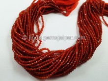 Red Onyx Micro Cut Round Beads